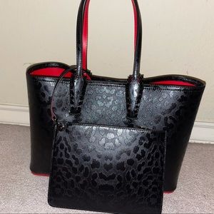 Christian Louboutin Small Cabata Leopard Tote